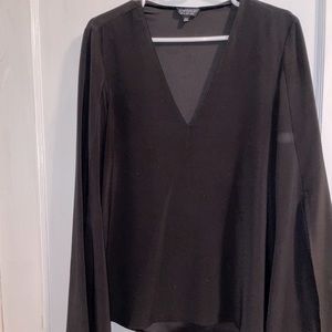 Topshop Bell Sleeve with Slits Blouse